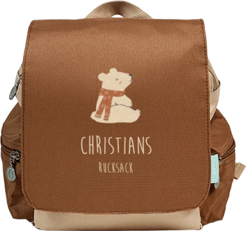 Rucksack mit Bär