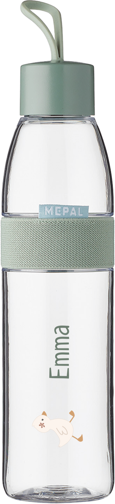 Niedliche Mepal Wasserflasche mit Namen und Entchen