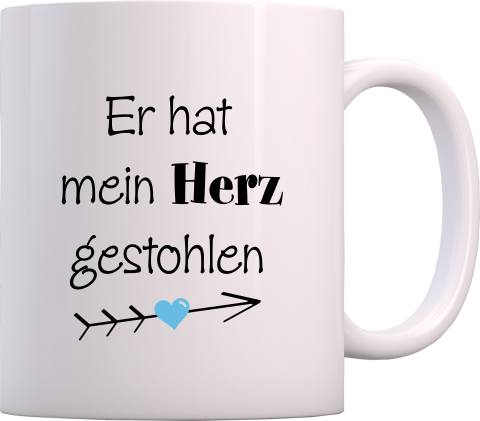 Tasse als Geschenk für Hochzeitspaare "Gestohlen"