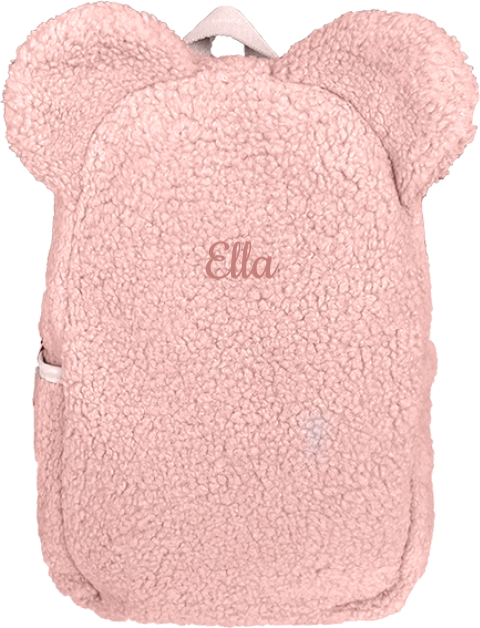 Teddyrucksack mit Ohren und Namen
