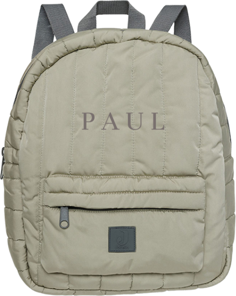Rucksack für Jungen oder Mädchen mit Namen in Grün