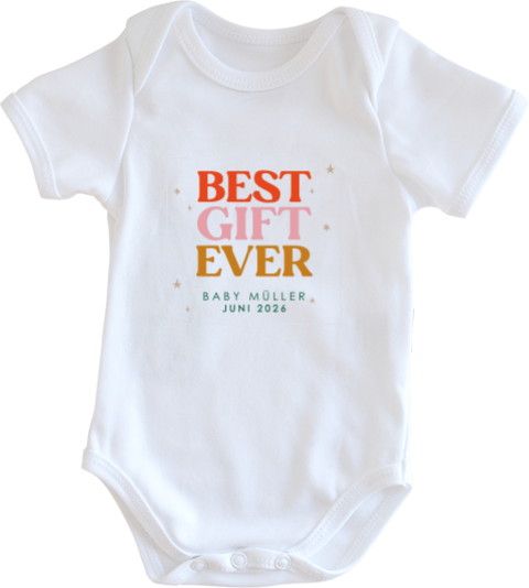 Baby Body Bestes Geschenk Ever Schwangerschaft verkünden
