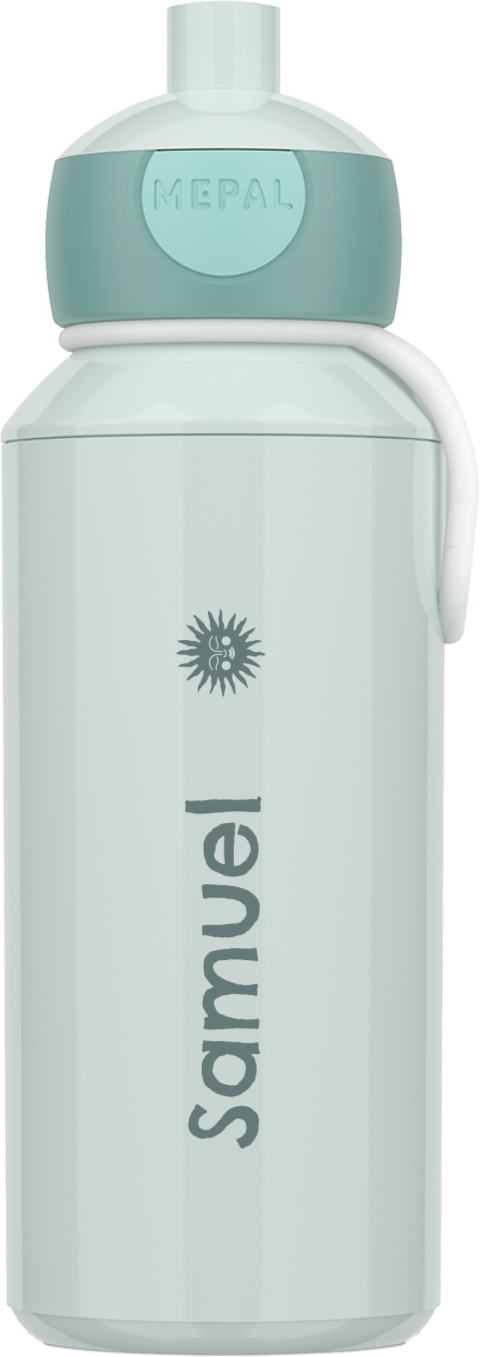 Mepal Pop Up Trinkflasche mit Namen und Sonne