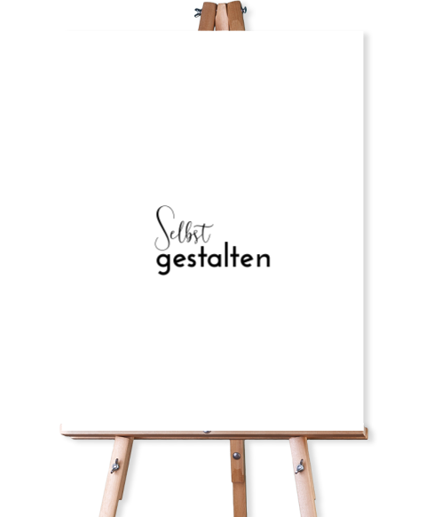 Willkommensschild Geburtstag Reboard-Karton 55x73 selbst gestalten