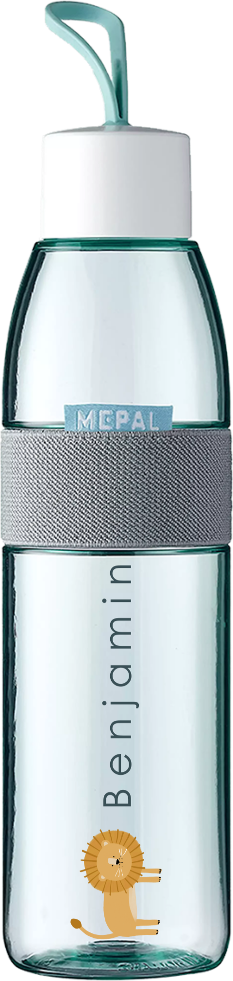Mepal Trinkflasche mit Namen und Löwe