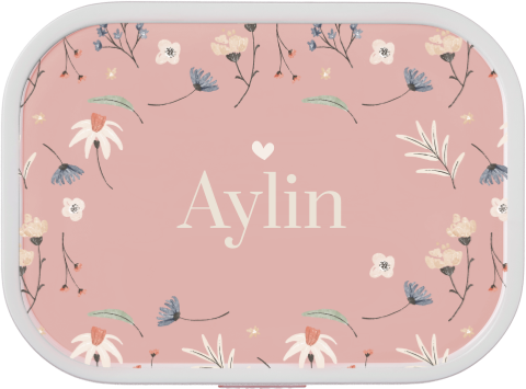 Brotdose personalisierte Mepal mit schickem Blumen-Design