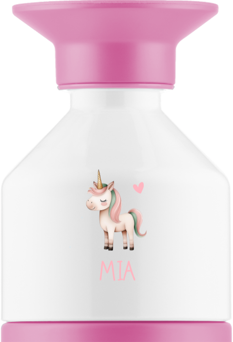 Dopper Thermosflasche mit Einhorn und Namen