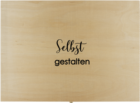 Hölzerne Bastelbox zum Selbst Gestalten