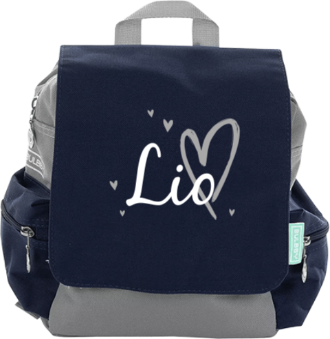 Rucksack mit Herzchen
