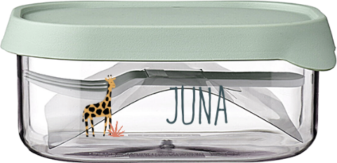 Mepal Fruchtbox mit personalisierbarem Namen und Giraffen Motiv