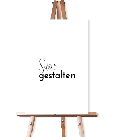 Willkommensschild Geburtstag Hochformat 40x60cm