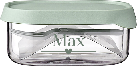 Fruchtbox von Mepal mit Herz und personalisierbarem Namen