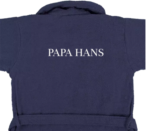 Bademantel Papa