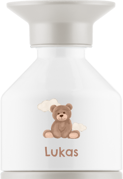 Dopper-Thermosflasche mit süßem Bärchen und Namen
