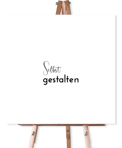 Willkommensschild Geburtstag quadratisch 70x70cm