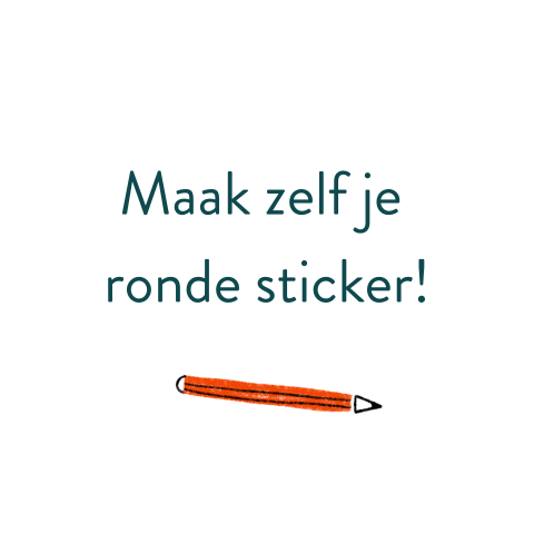 Sluitzegel rond zelf maken | 25 stuks
