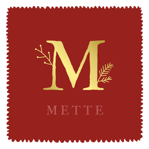 Geboortekaartje minimalistisch winter takjes goudfolie