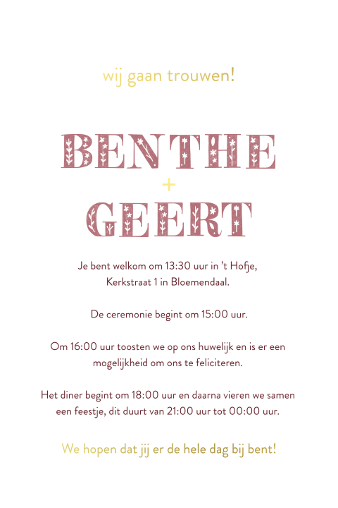 Kaart binnenkant