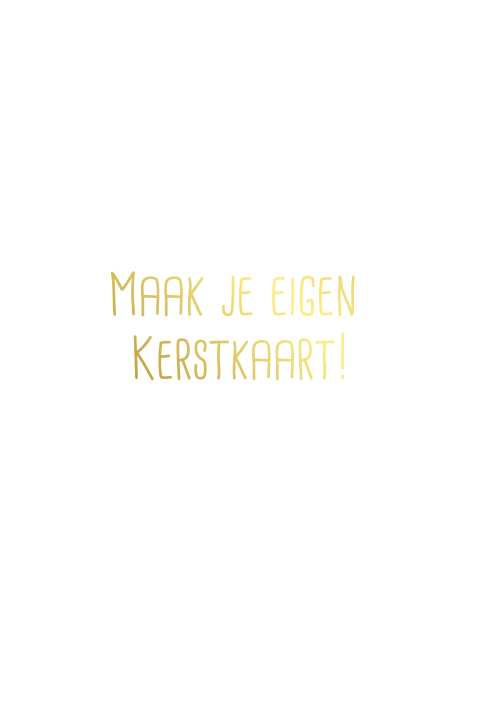 Maak je eigen staande kerstkaart