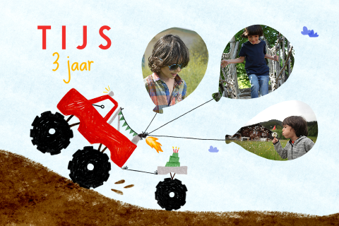 Uitnodiging feestje jongen monstertruck