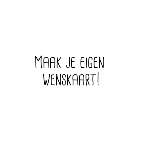 Maak je eigen vierkante wenskaart