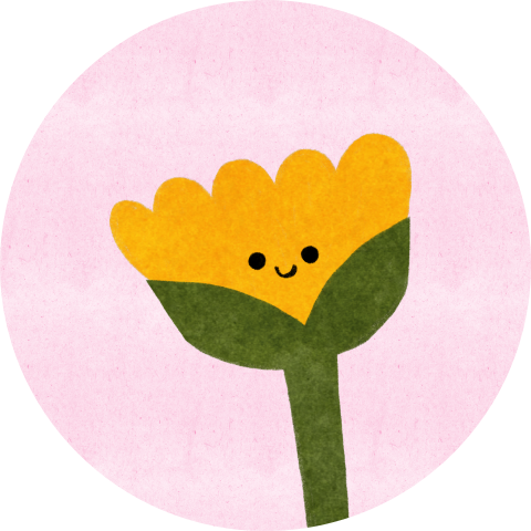 Sluitzegel vrolijke kleur bloem