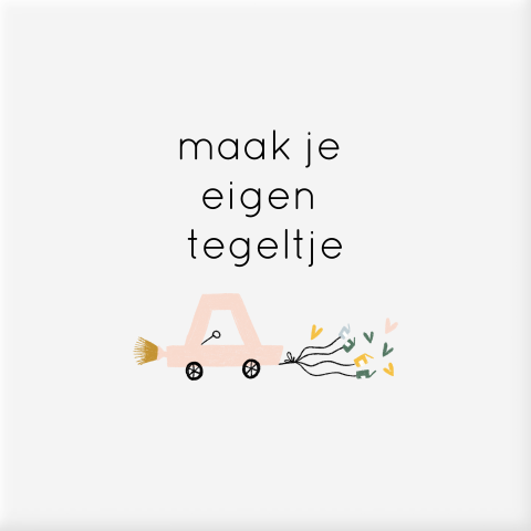 Tegel zelf maken