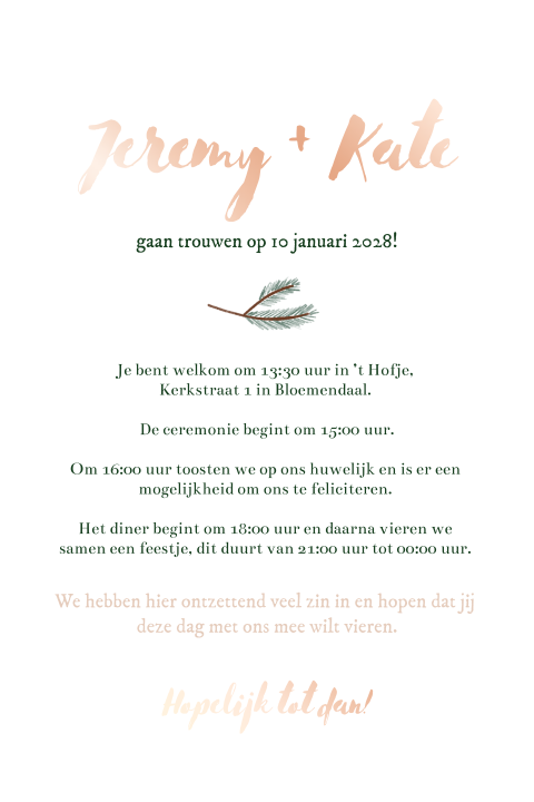 Kaart binnenkant