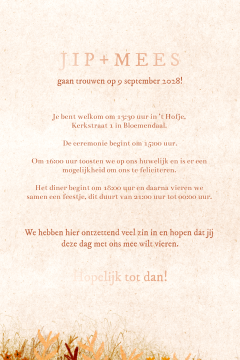 Kaart binnenkant