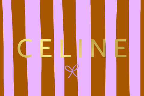 Geboortekaartje trend colorblocking lila goudfolie