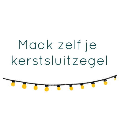 Kerst sluitzegel zelf maken