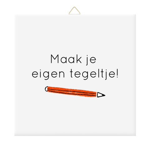 Maak je eigen tegeltje!