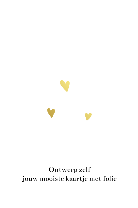 Ontwerp zelf een kaart met folie