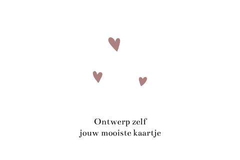 Zelf een liggend kaartje met ronde hoeken ontwerpen