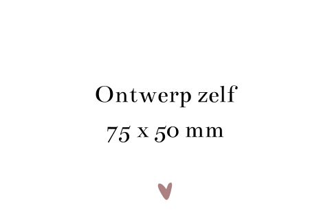 Maak zelf fotolabels  | 7 stuks
