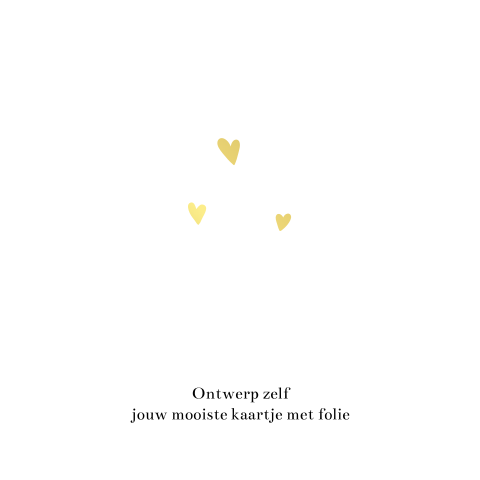 Ontwerp zelf een dubbele, vierkante kaart
