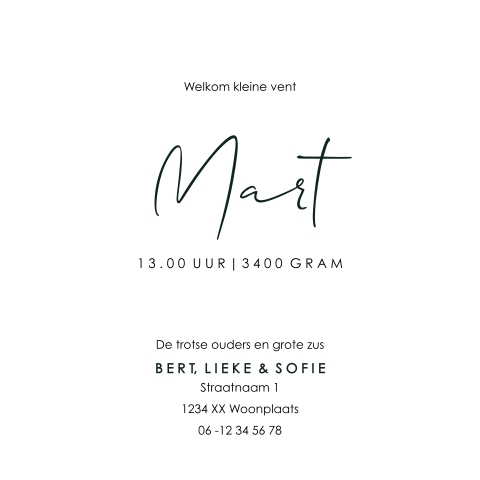 Kaart binnenkant