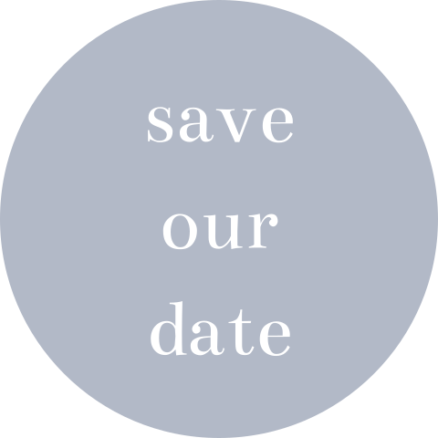 Sluitzegel trouwen save our date minimalistisch