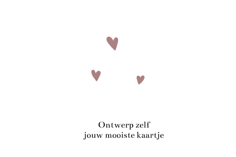 Zelf een liggend kaartje met ronde hoeken ontwerpen