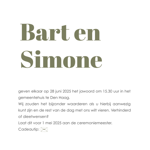 Kaart binnenkant