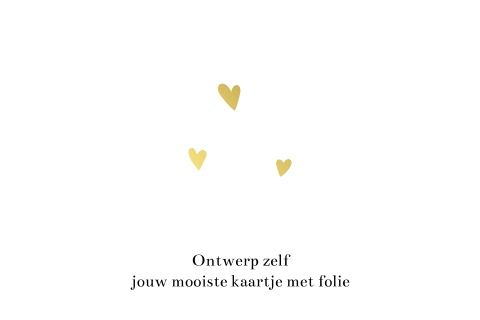 Ontwerp zelf een dubbele, liggende kaart