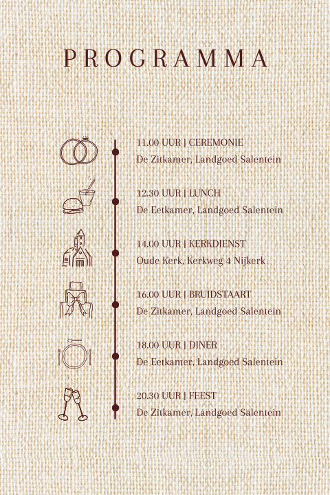 Linnen love dagplanning