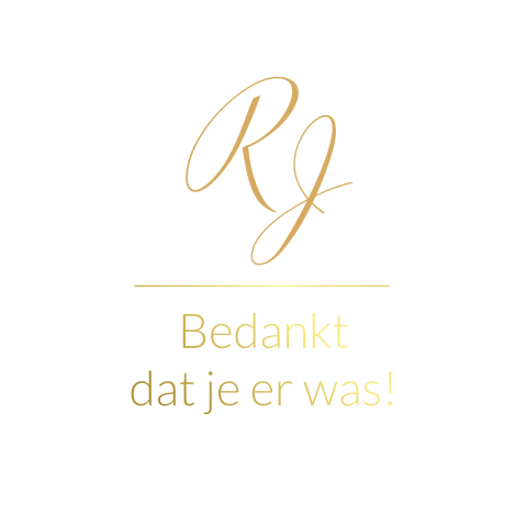 Bedankje - sticker