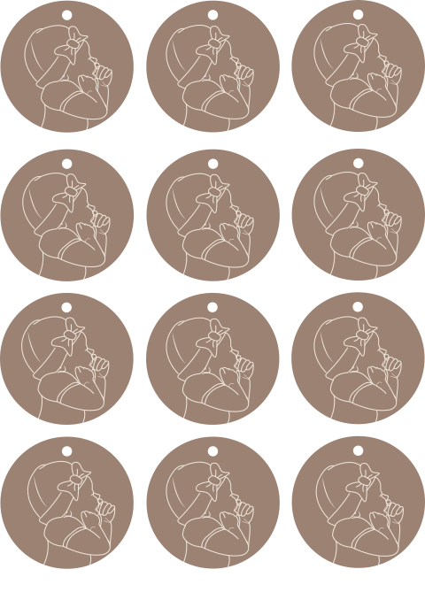 12 stuks | 65x65mm