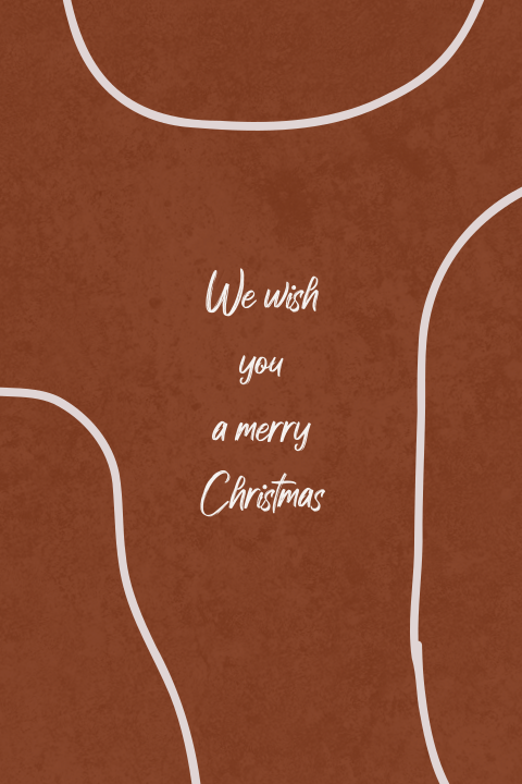 Kerstkaart zelf ontwerpen bordeauxrood