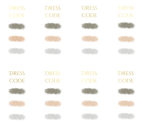 Dresscode kaartjes DIY