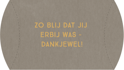 Bedankdoosje taupe