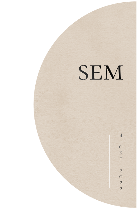 Half rondje geboortekaartje zand minimalistisch