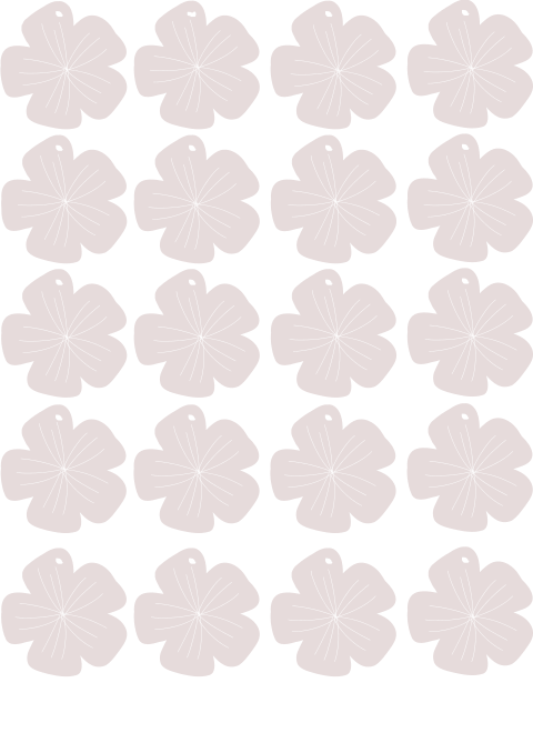 Bloem labels 50x50cm
