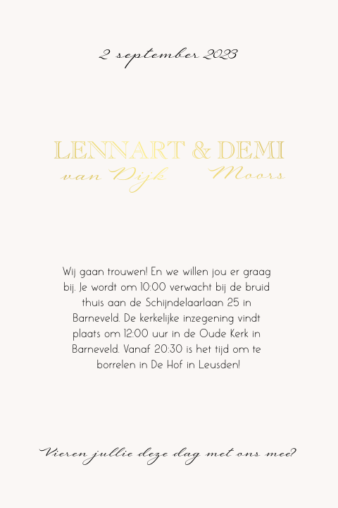 Kaart binnenkant